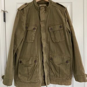 ucky Brand Army Green Utility Jacket